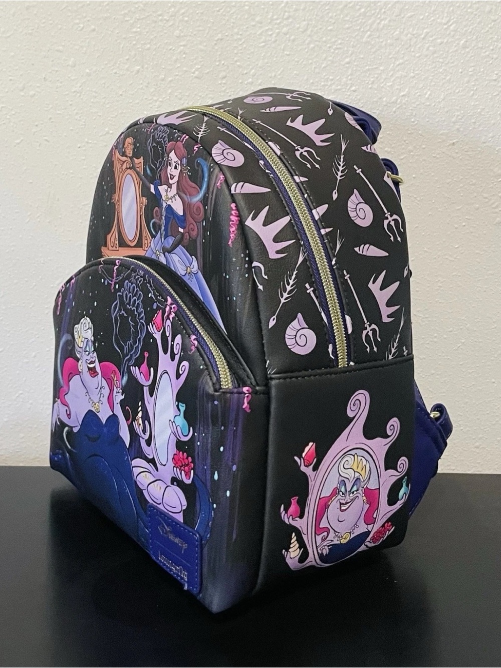 Loungefly Disney The Little Mermaid Ursula & Vanessa Mini Backpack - Picture 3 of 4